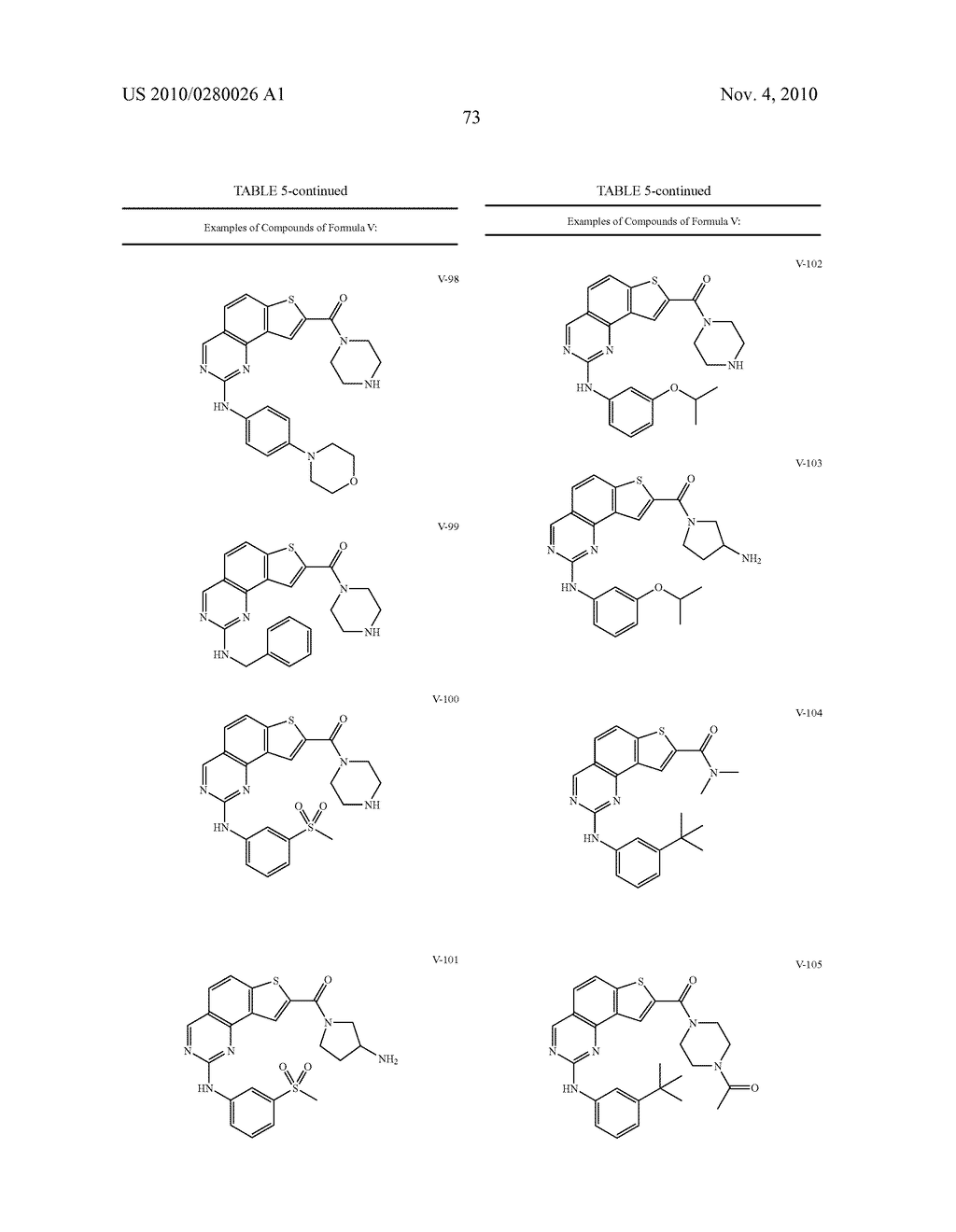 COMPOSITIONS USEFUL AS INHIBITORS OF PROTEIN KINASES - diagram, schematic, and image 74