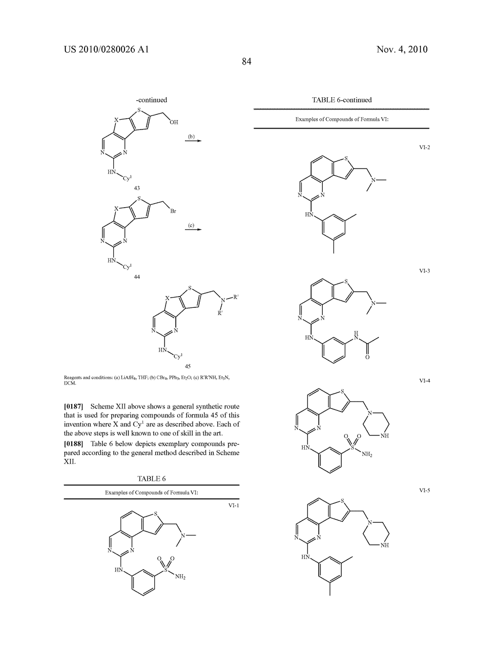 COMPOSITIONS USEFUL AS INHIBITORS OF PROTEIN KINASES - diagram, schematic, and image 85