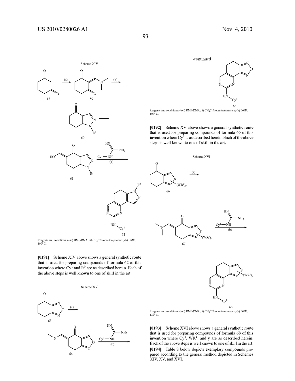 COMPOSITIONS USEFUL AS INHIBITORS OF PROTEIN KINASES - diagram, schematic, and image 94