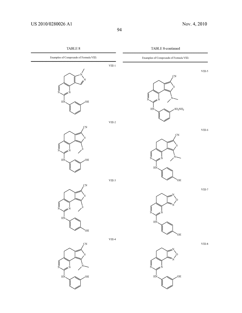 COMPOSITIONS USEFUL AS INHIBITORS OF PROTEIN KINASES - diagram, schematic, and image 95