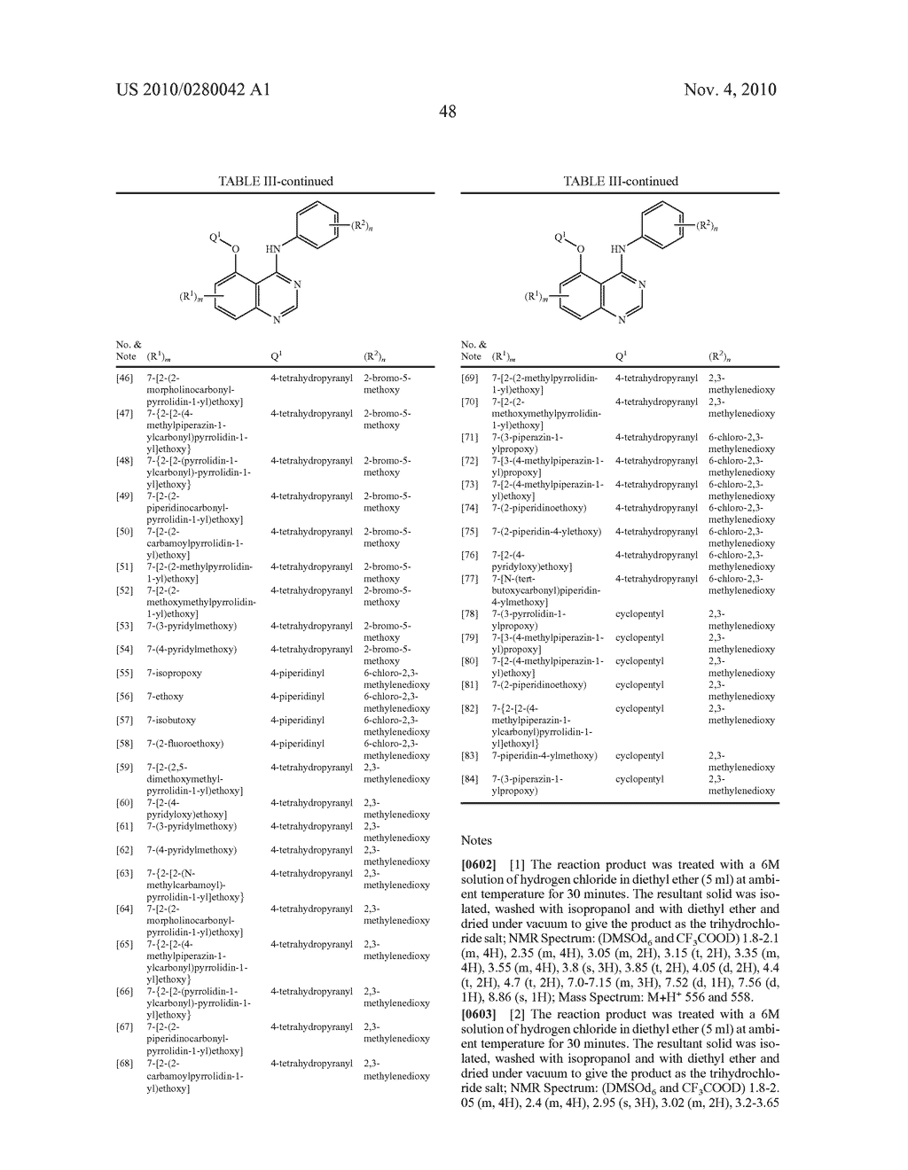 QUINAZOLINE DERIVATIVES FOR THE TREATMENT OF TUMOURS - diagram, schematic, and image 49