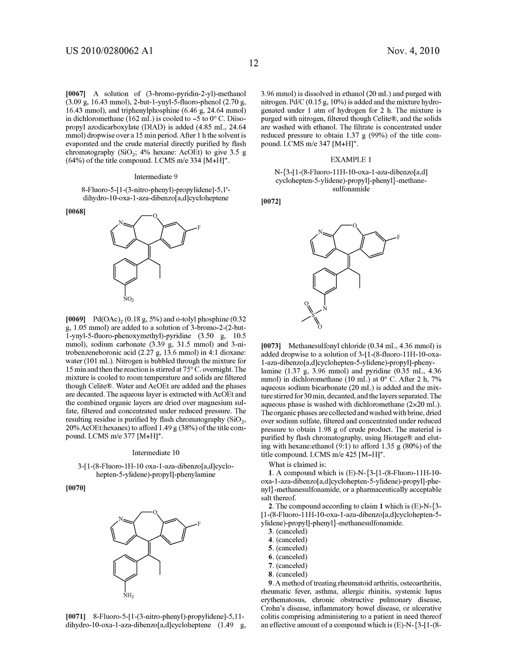 (E)-N--METHANESULFONAMIDE AS GLUCOCORTICOID RECEPTOR MODULATOR FOR THE TREATMENT OF RHEUMATOID ARTHRITIS - diagram, schematic, and image 13