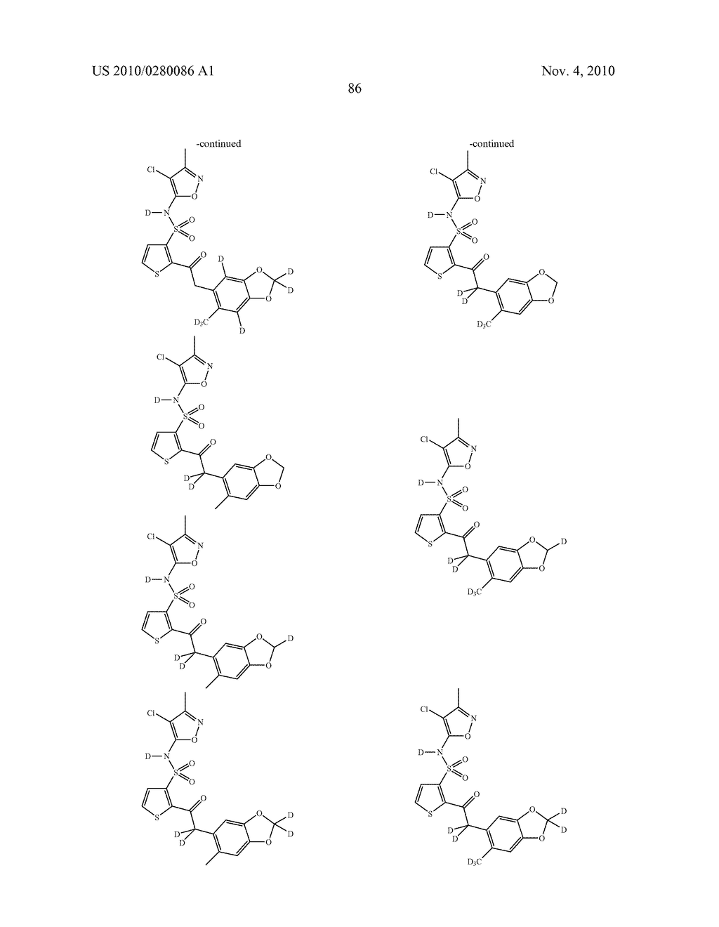 SUBSTITUTED THIOPHENES - diagram, schematic, and image 87