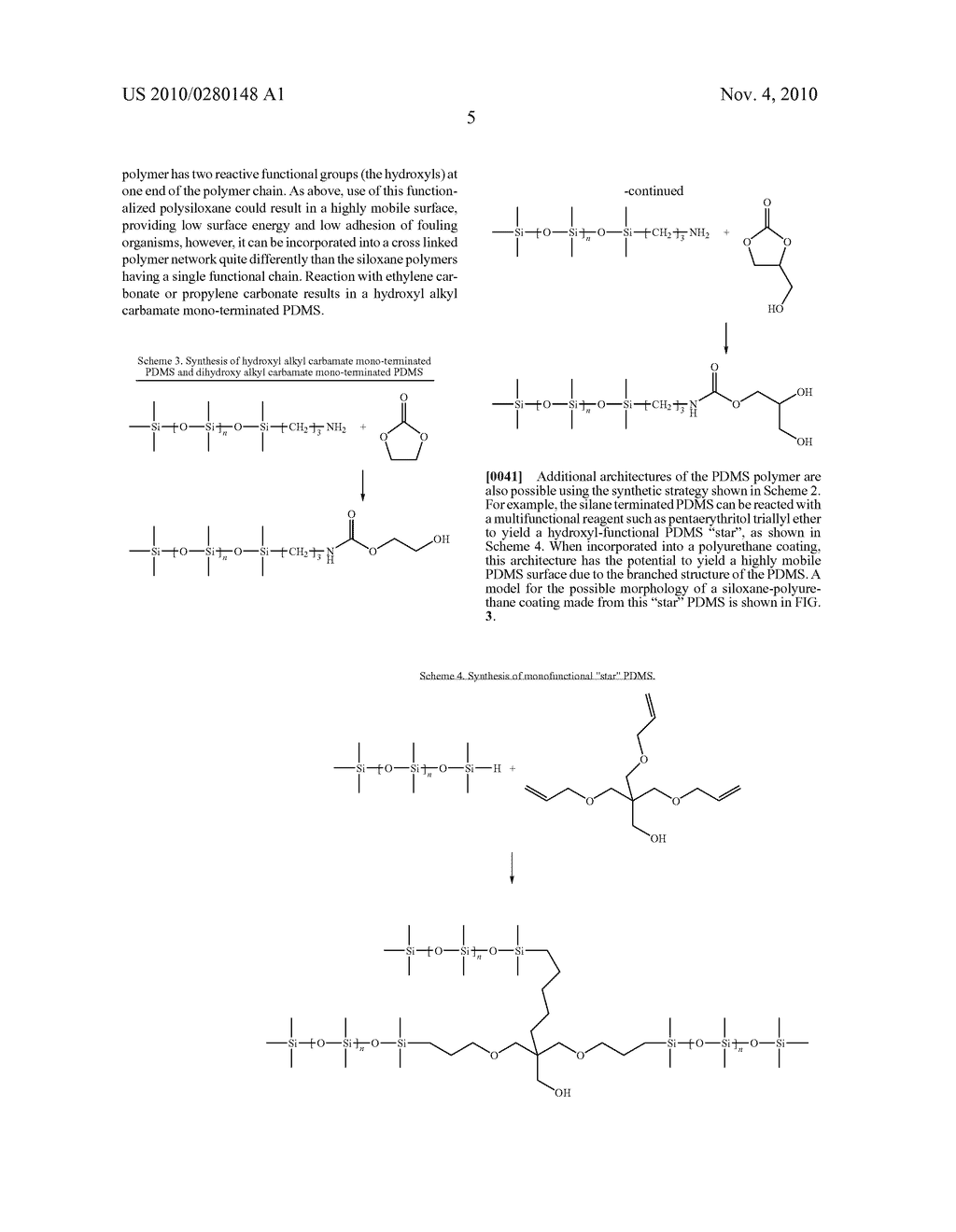 ANCHORED POLYSILOXANE-MODIFIED POLYURETHANE COATINGS AND USES THEREOF - diagram, schematic, and image 10