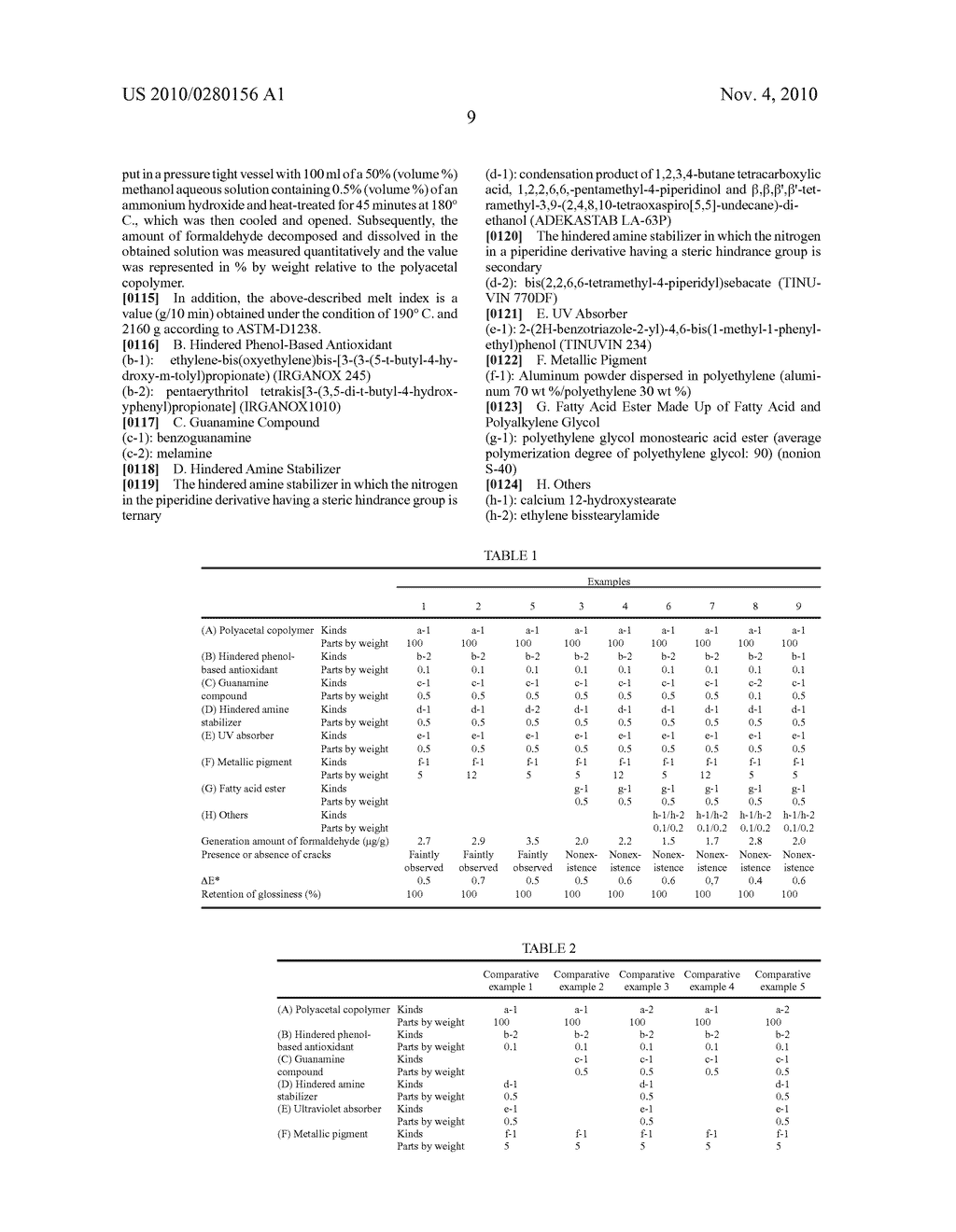 POLYACETAL RESIN COMPOSITION - diagram, schematic, and image 10