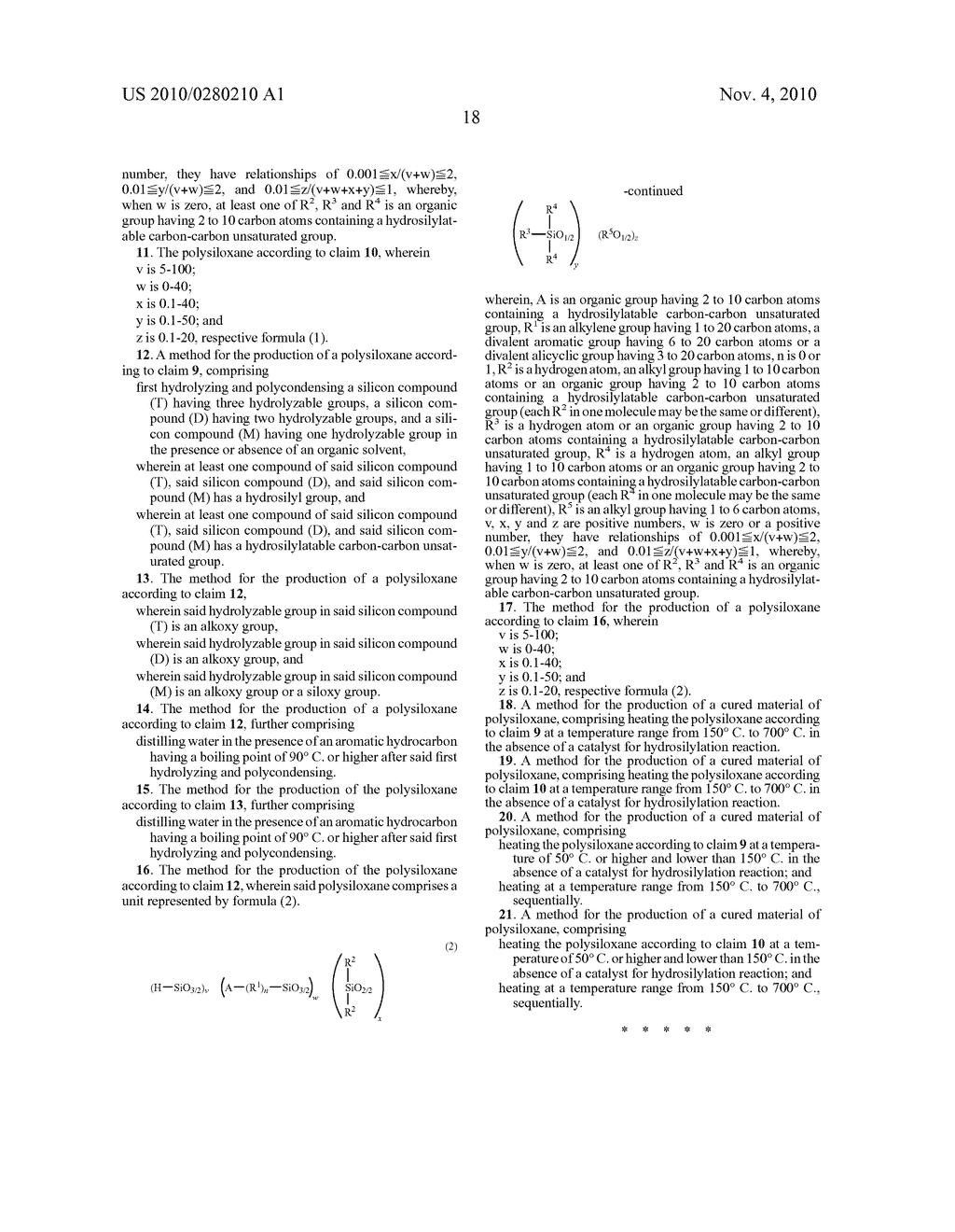 POLYSILOXANE, METHOD FOR PRODUCING THE SAME, AND METHOD FOR PRODUCING CURED PRODUCT OF THE SAME - diagram, schematic, and image 19