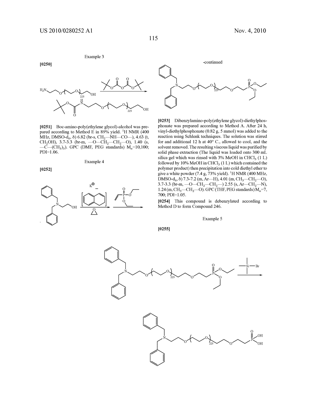 POLY(ETHYLENE GLYCOL) CONTAINING CHEMICALLY DISPARATE ENDGROUPS - diagram, schematic, and image 116