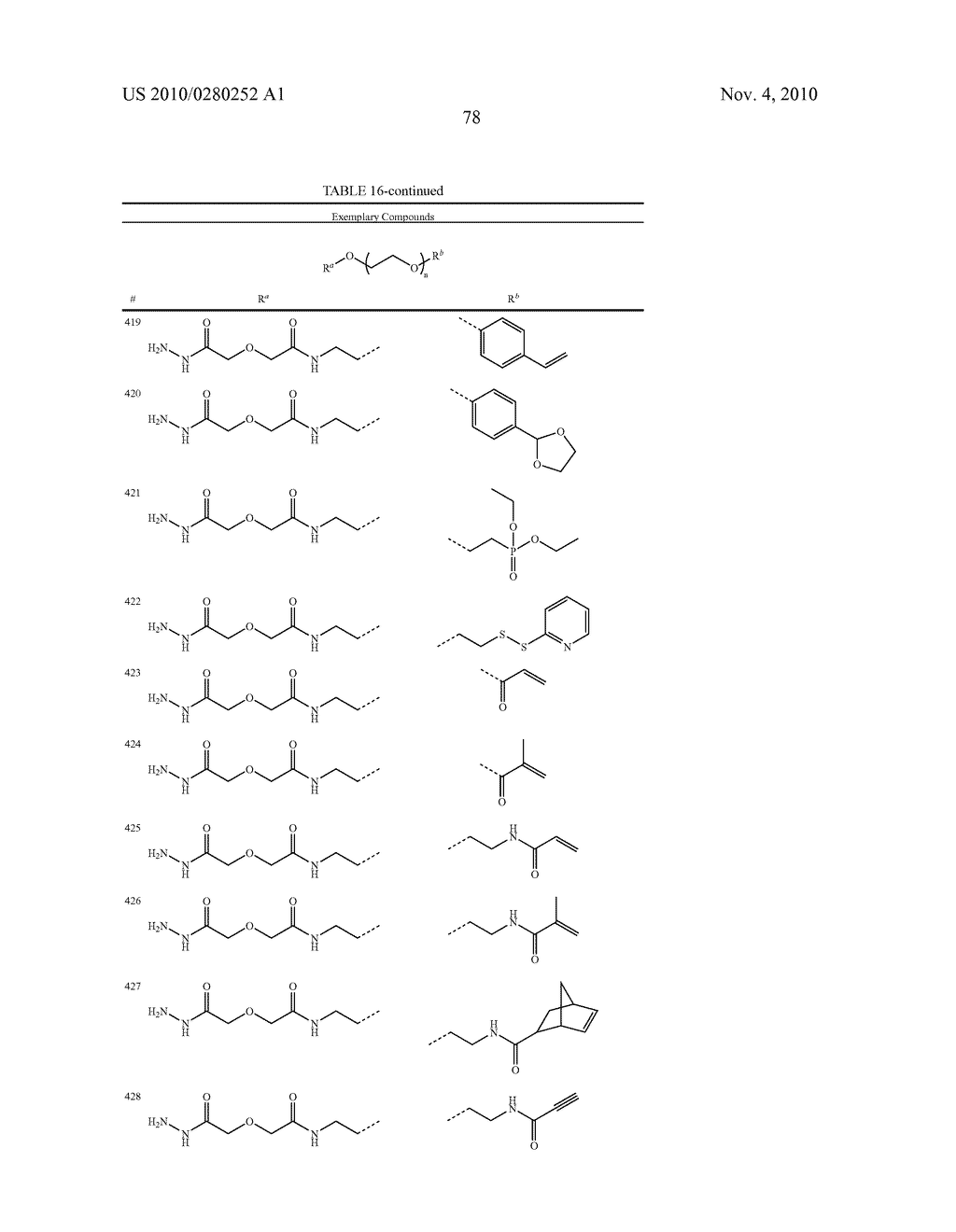 POLY(ETHYLENE GLYCOL) CONTAINING CHEMICALLY DISPARATE ENDGROUPS - diagram, schematic, and image 79