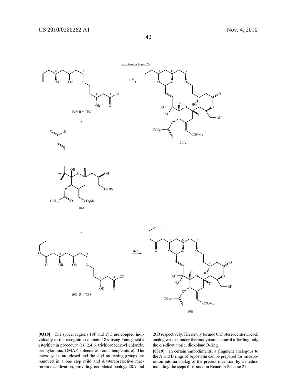 BRYOSTATIN ANALOGUES, SYNTHETIC METHODS AND USES - diagram, schematic, and image 45