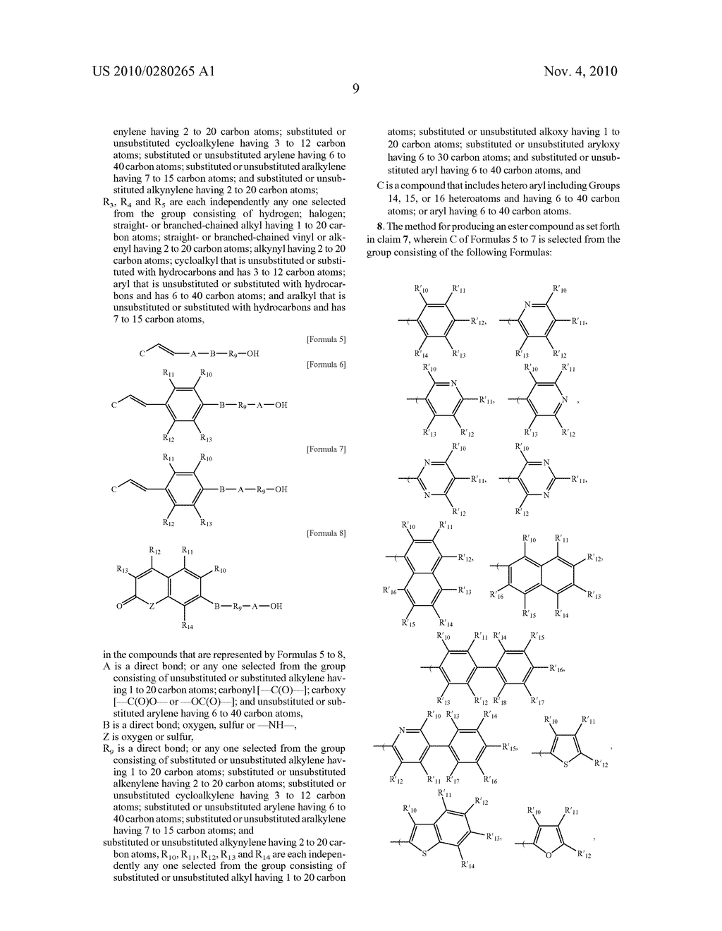CATALYST COMPOSITION INCLUDING ZIRCONIUM COMPOUNDS FOR ESTERFICATION REACTION AND METHOD FOR PREPARING ESTER COMPOUNDS - diagram, schematic, and image 10