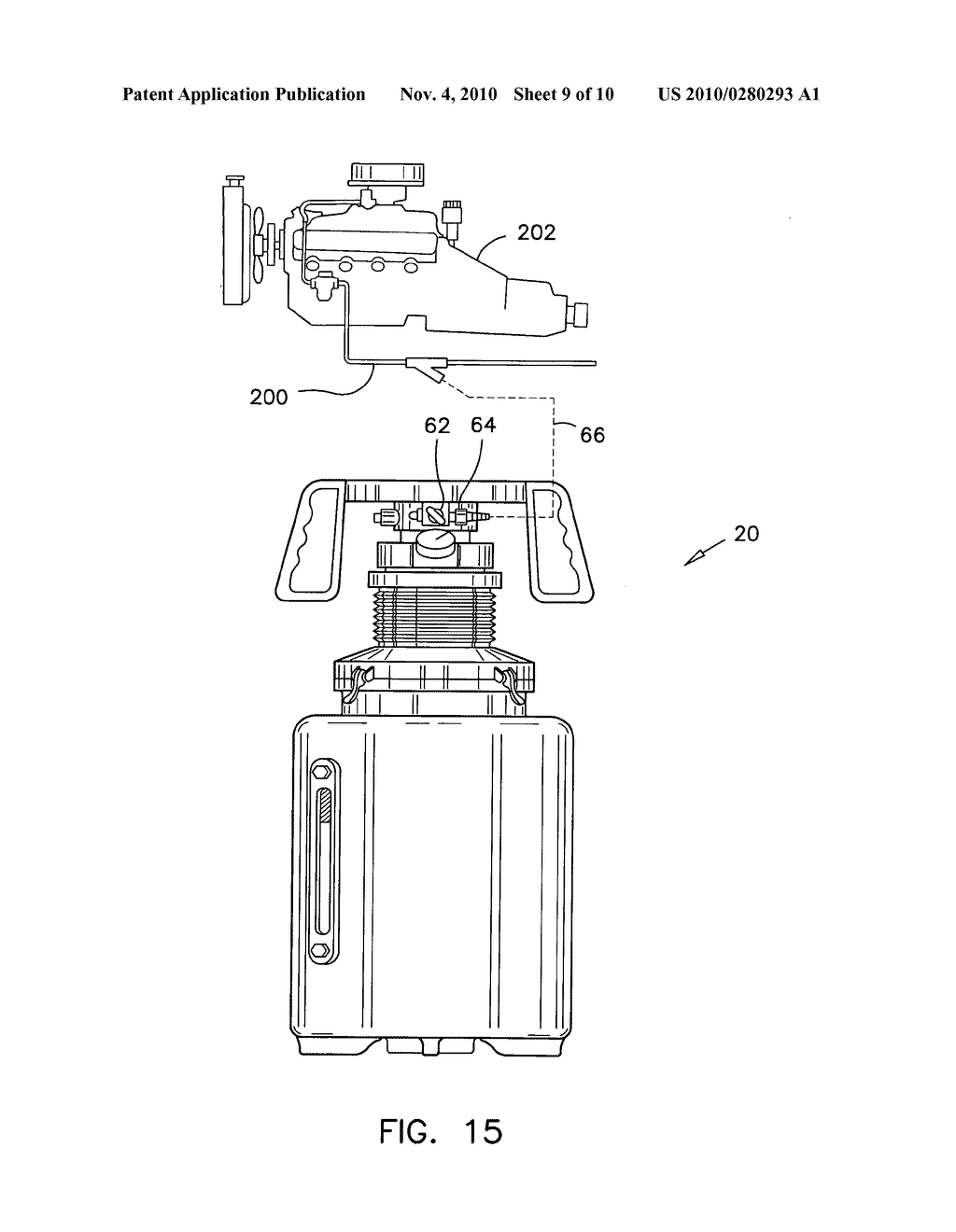 Method and apparatus for hydrogenating hydrocarbon fuels - diagram, schematic, and image 10