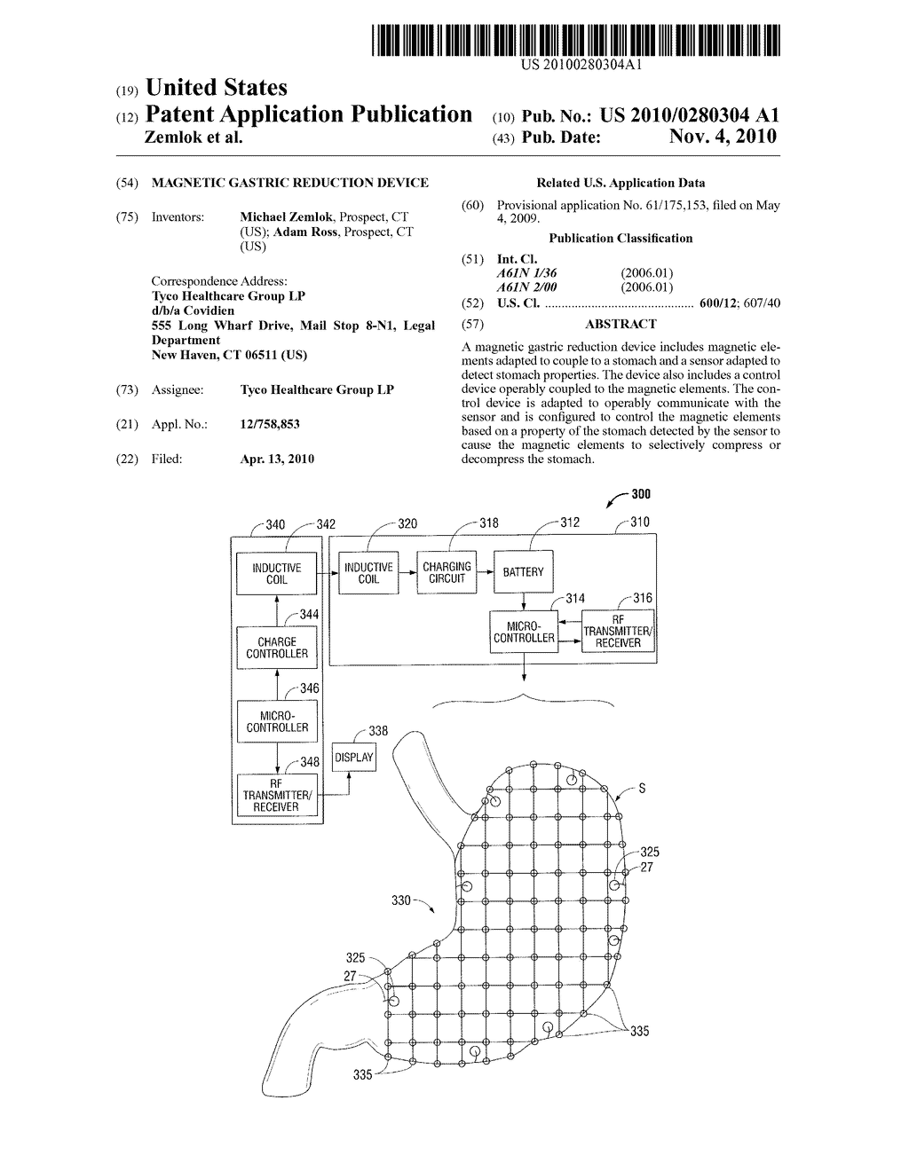 Magnetic Gastric Reduction Device - diagram, schematic, and image 01