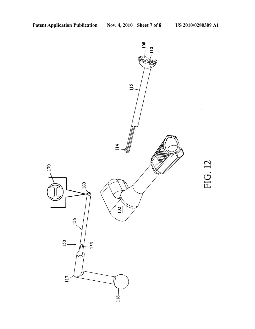 ENDOSCOPIC MESH DELIVERY SYSTEM WITH INTEGRAL MESH STABILIZER AND VAGINAL PROBE - diagram, schematic, and image 08