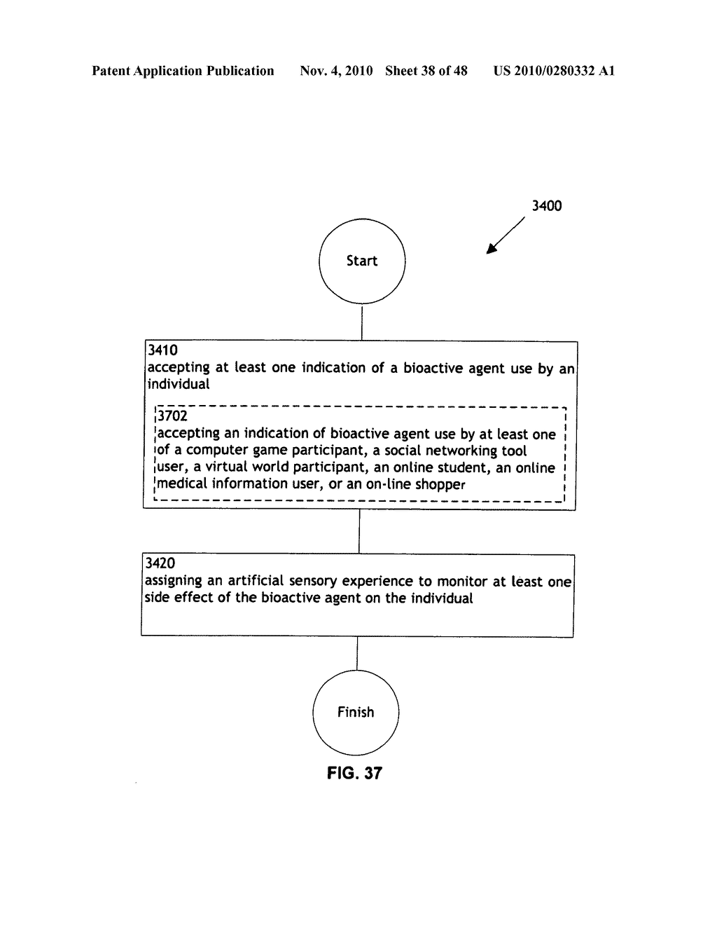 Methods and systems for monitoring bioactive agent use - diagram, schematic, and image 39