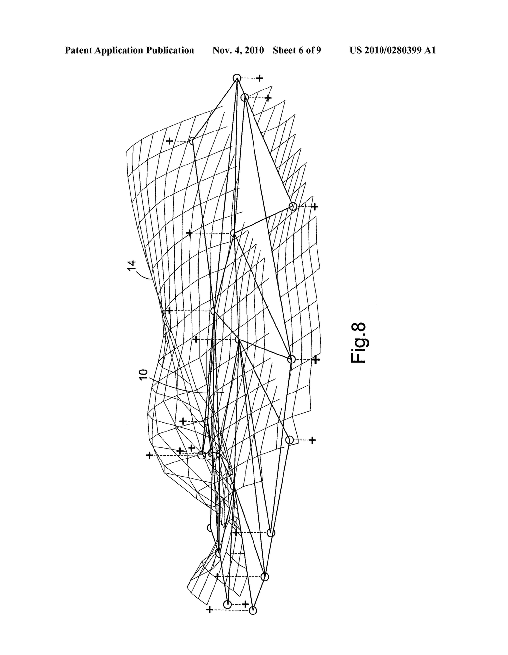 METHOD OF AND APPARATUS FOR GENERATING A MODEL OF A CARDIAC SURFACE HAVING A PLURALITY OF IMAGES REPRESENTING ELECTROGRAM VOLTAGES - diagram, schematic, and image 07