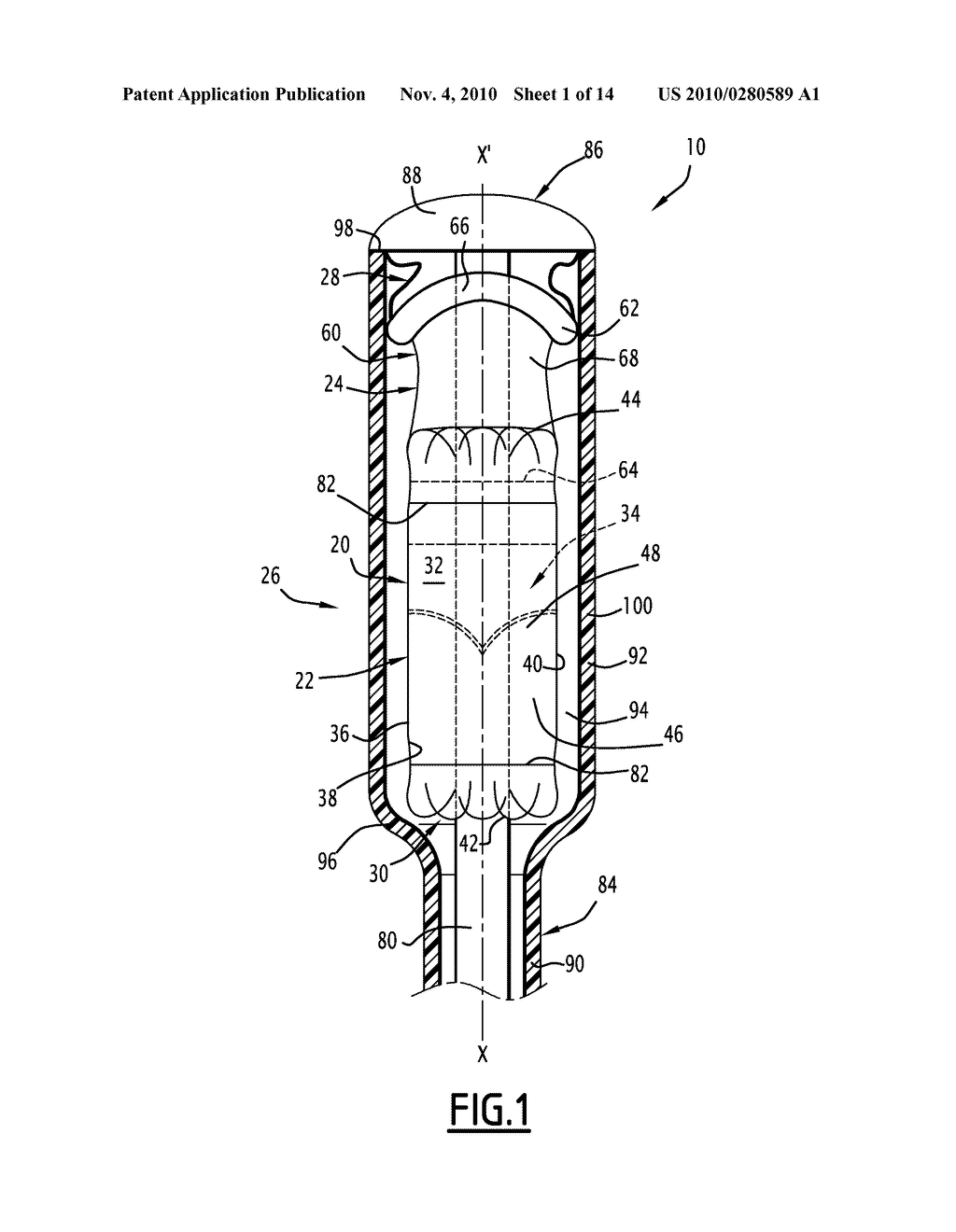 DEVICE FOR TREATING A BLOOD CIRCULATION CONDUIT - diagram, schematic, and image 02