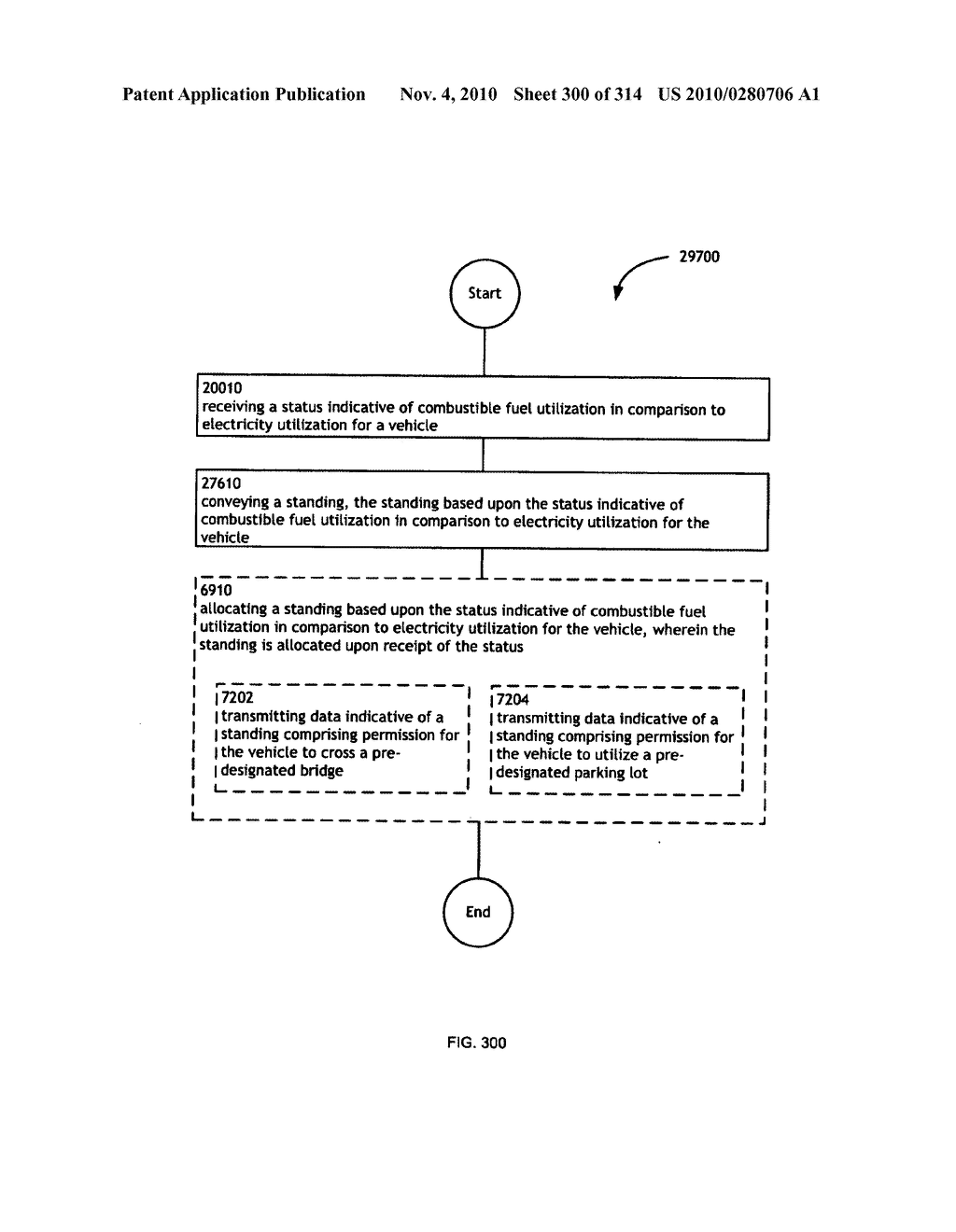 Awarding standings to a vehicle based upon one or more fuel utilization characteristics - diagram, schematic, and image 301