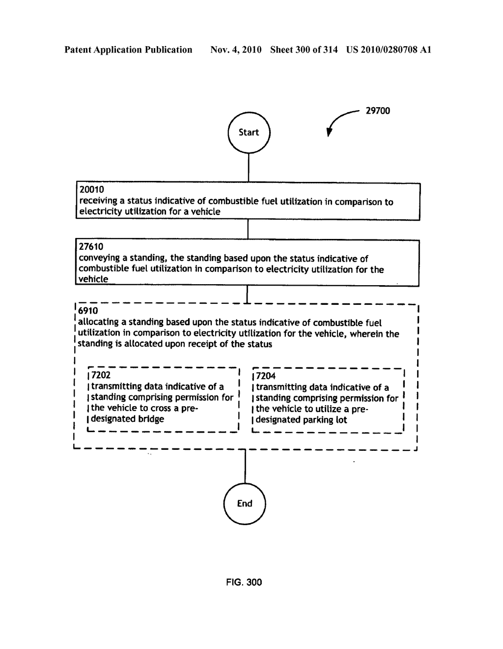 Awarding standings to a vehicle based upon one or more fuel utilization characteristics - diagram, schematic, and image 301