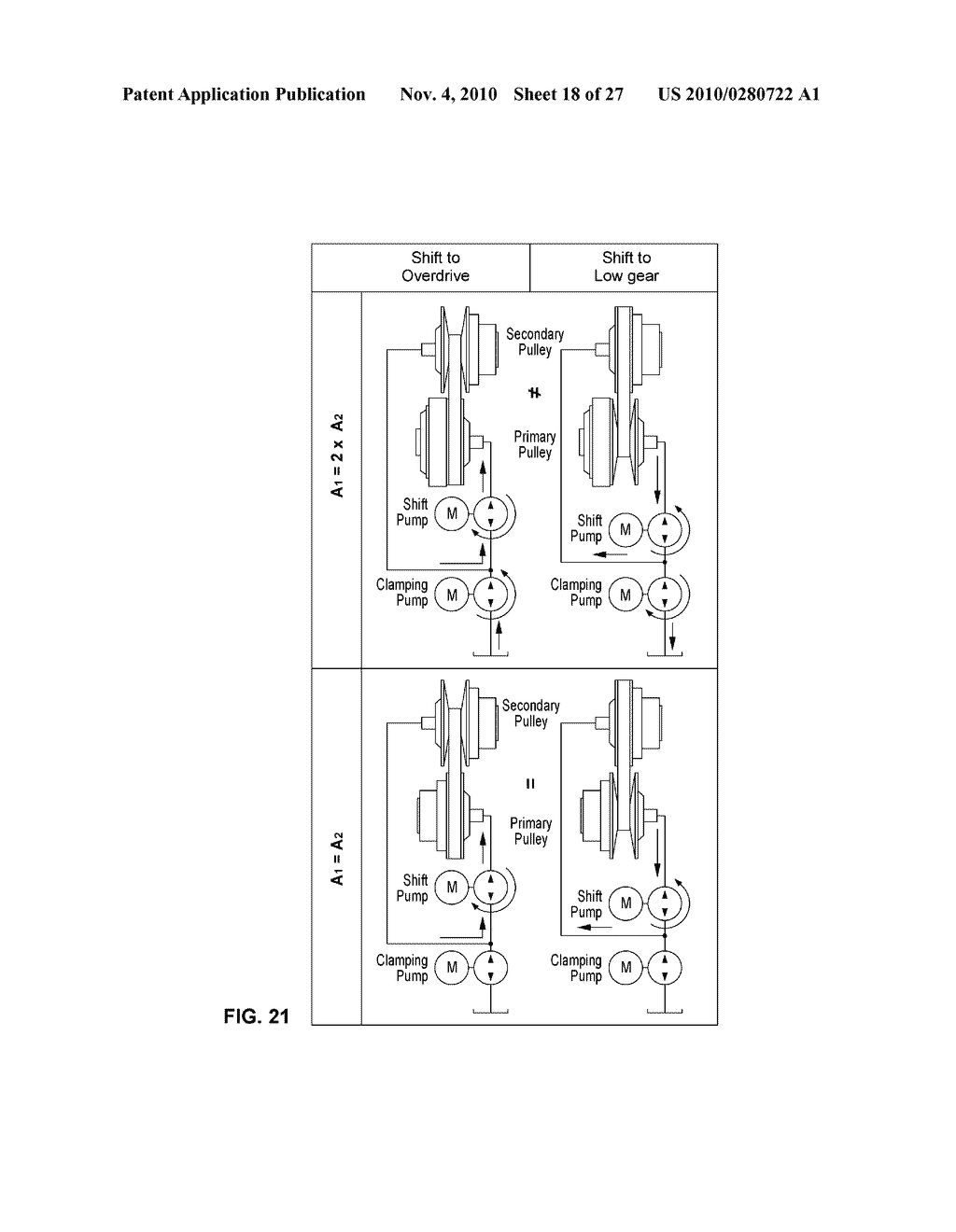 METHOD AND SYSTEM FOR CONTROLLING RATE OF CHANGE OF RATIO IN A CONTINUOUSLY VARIABLE TRANSMISSION - diagram, schematic, and image 19
