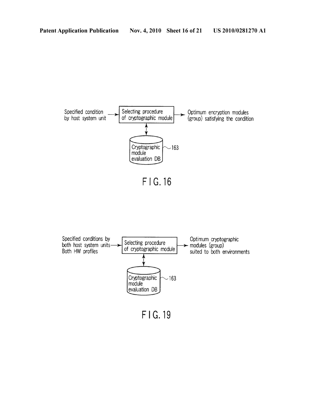 CRYPTOGRAPHIC MODULE SELECTING DEVICE AND PROGRAM - diagram, schematic, and image 17