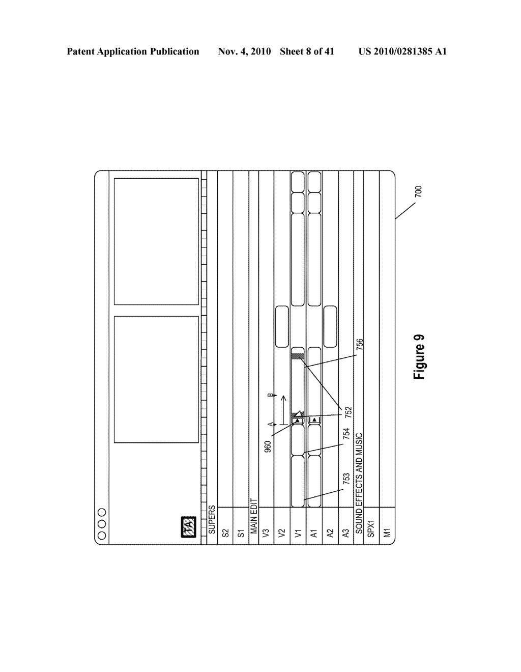 Presenting an Editing Tool in a Composite Display Area - diagram, schematic, and image 09