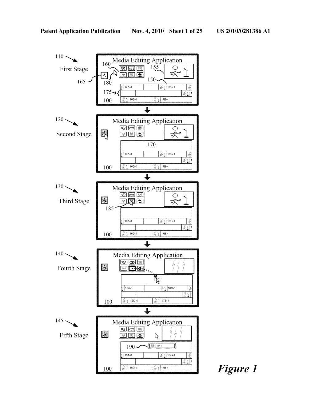 Media Editing Application with Candidate Clip Management - diagram, schematic, and image 02