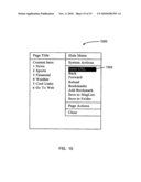 INFORMATION BROWSER SYSTEM AND METHOD FOR A WIRELESS COMMUNICATION DEVICE diagram and image