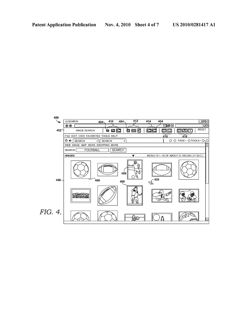 PROVIDING A SEARCH-RESULT FILTERS TOOLBAR - diagram, schematic, and image 05