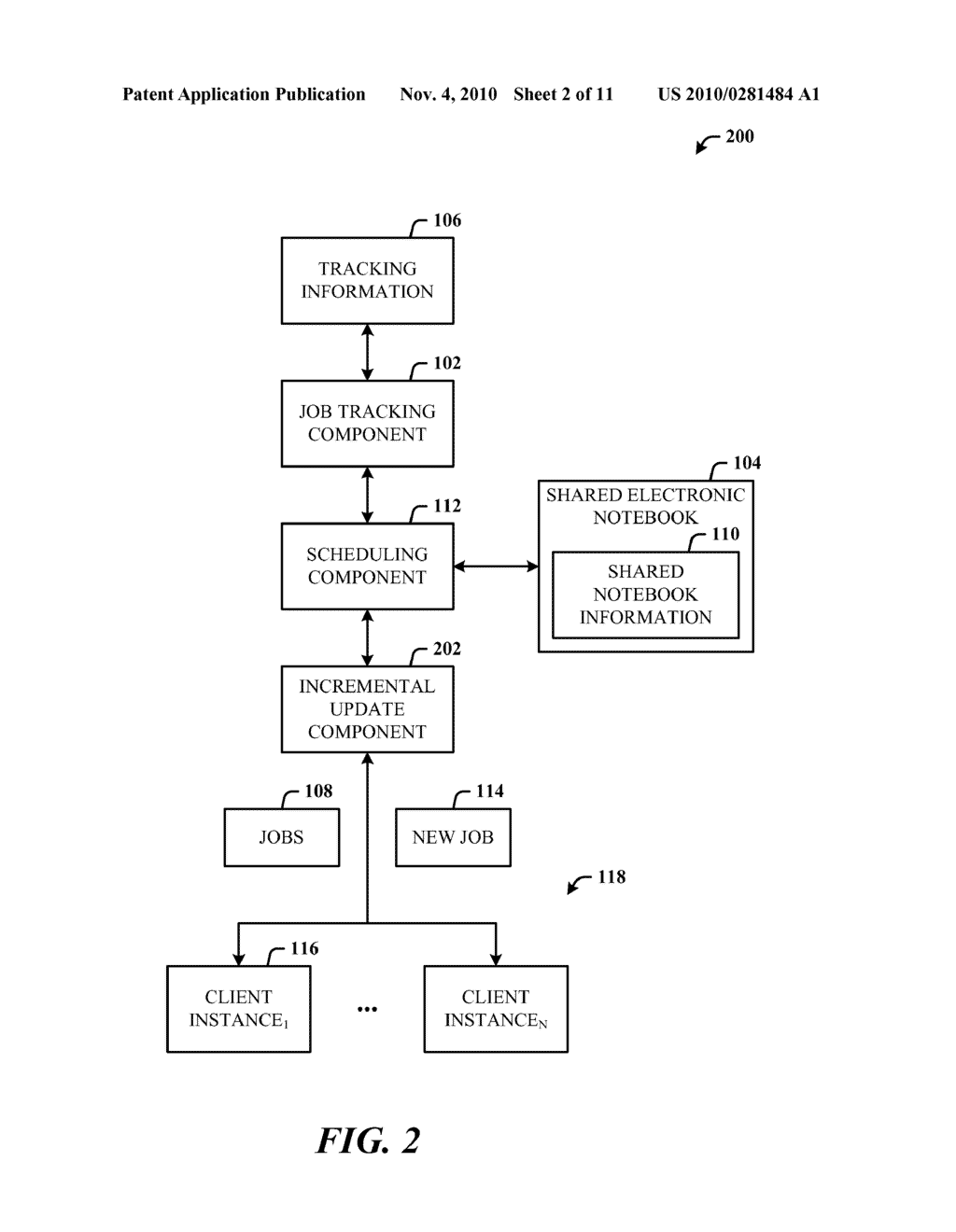 SHARED JOB SCHEDULING IN ELECTRONIC NOTEBOOK - diagram, schematic, and image 03