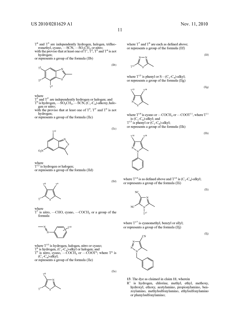 AZO DYES FOR DYEING AND PRINTING HYDROPHOBIC MATERIALS - diagram, schematic, and image 12