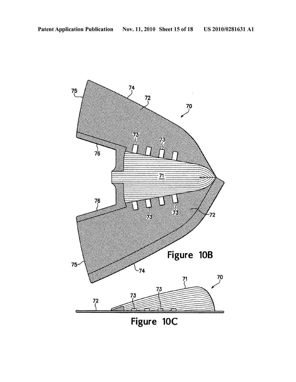 ARTICLE OF FOOTWEAR HAVING A FLAT KNIT UPPER CONSTRUCTION OR OTHER UPPER CONSTRUCTION - diagram, schematic, and image 16