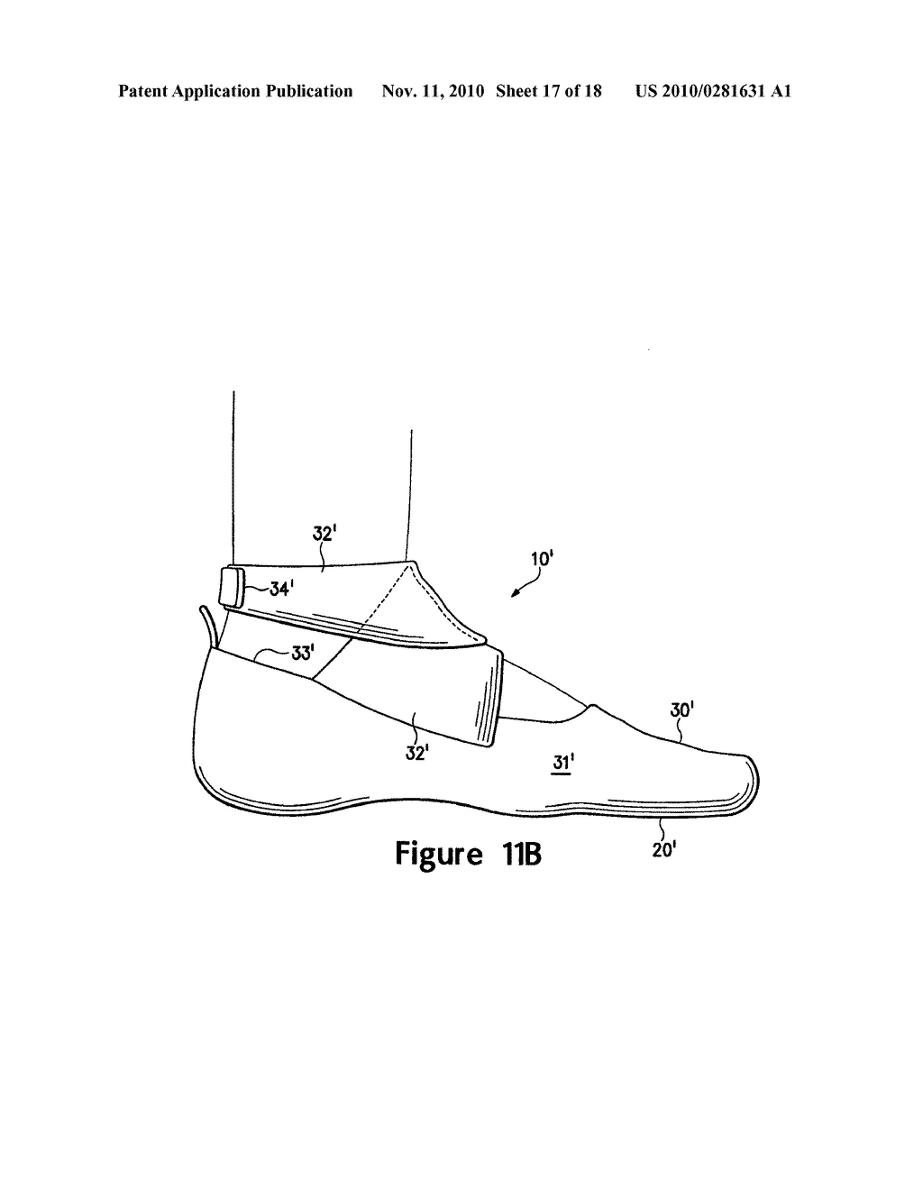 ARTICLE OF FOOTWEAR HAVING A FLAT KNIT UPPER CONSTRUCTION OR OTHER UPPER CONSTRUCTION - diagram, schematic, and image 18