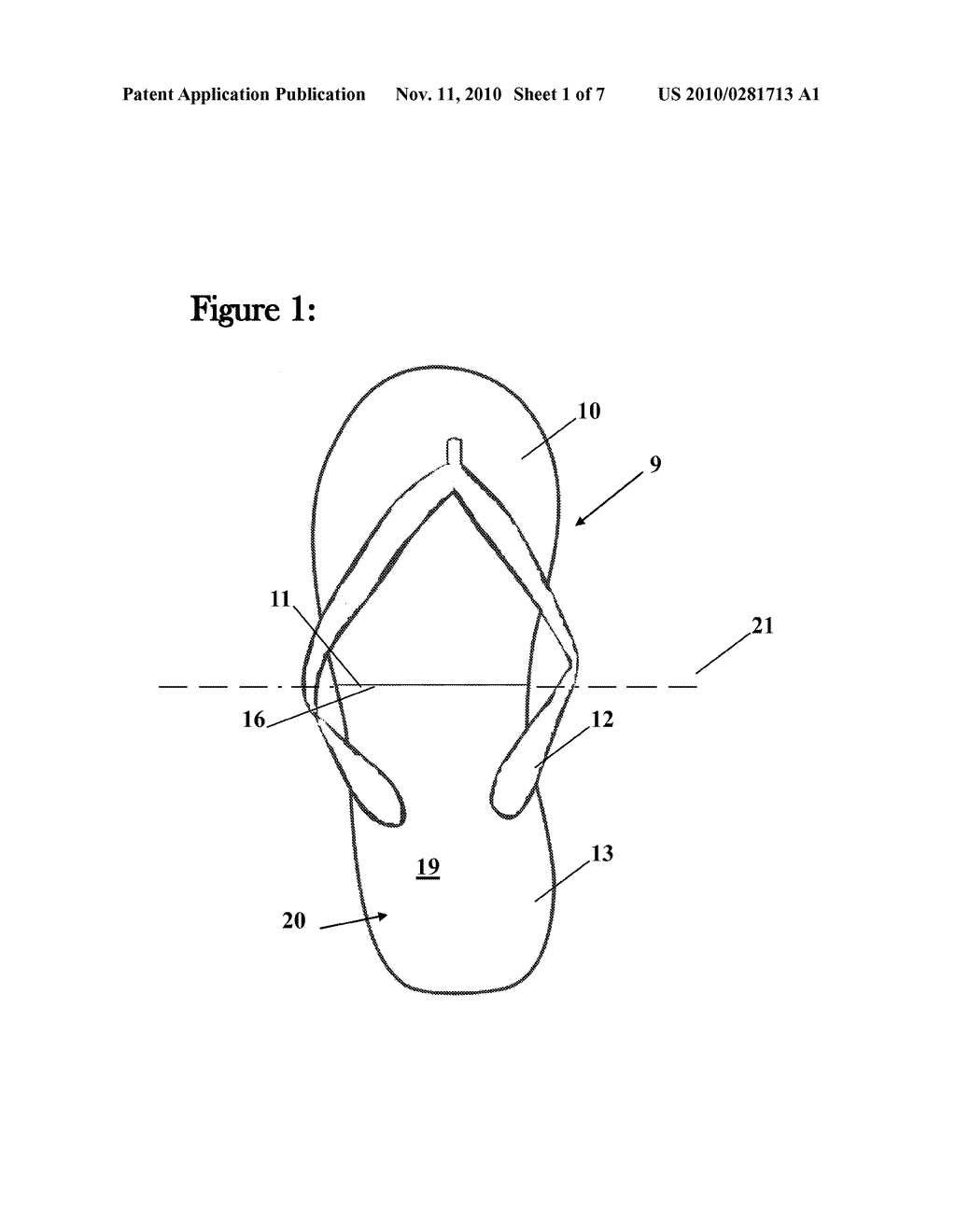 Foldable Sandal - diagram, schematic, and image 02