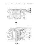 Anchor with structured clamping section diagram and image