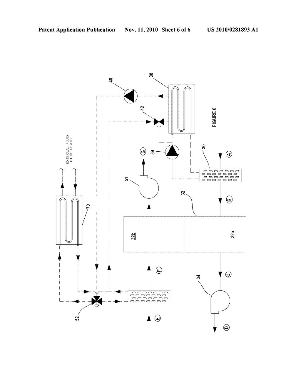 DESICCANT DEHUMIDIFIER UTILIZING HOT WATER FOR REACTIVATION, AND RELATED METHOD - diagram, schematic, and image 07