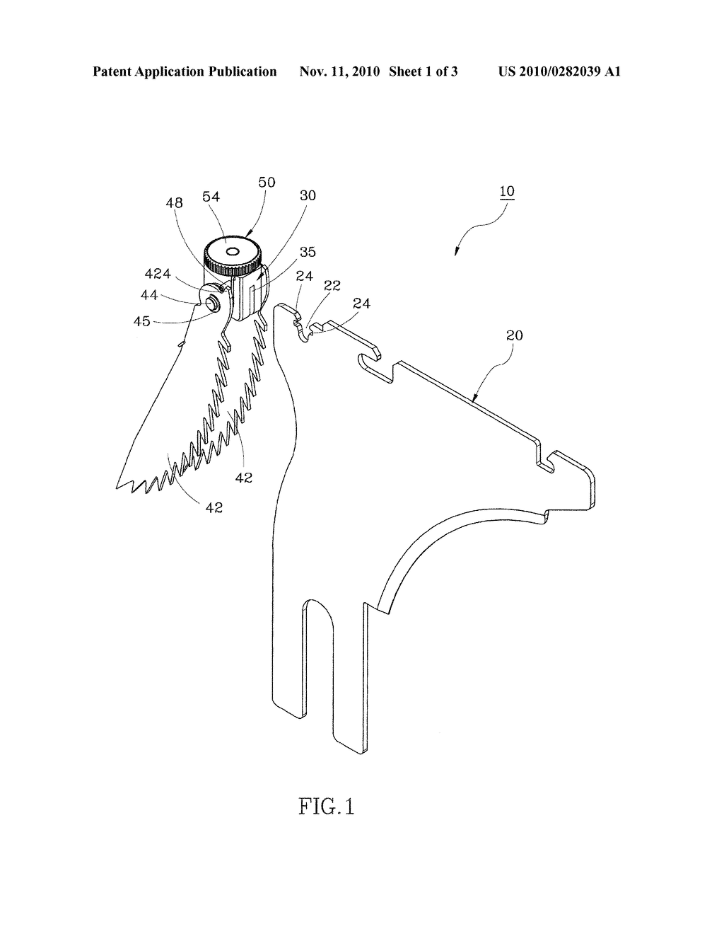 SPREADER ASSEMBLY FOR TABLE SAW - diagram, schematic, and image 02