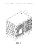 Combination-Type Pet Cage diagram and image