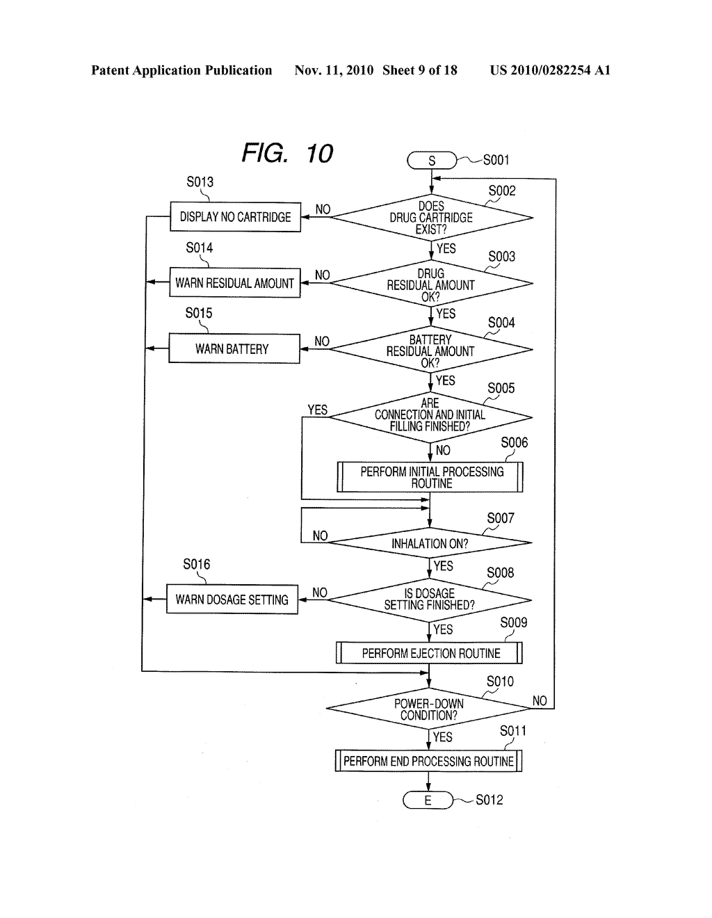 DRUG EJECTING APPARATUS AND CONTROL METHOD THEREOF - diagram, schematic, and image 10