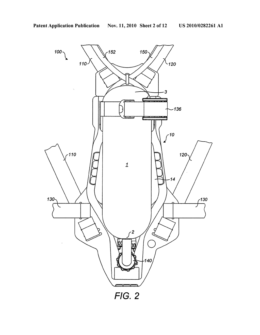 TWO-PART STRUCTURAL SUPPORT MEMBER FOR A HARNESS FOR BREATHING APPARATUS - diagram, schematic, and image 03