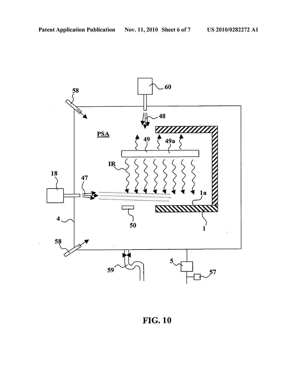 METHOD FOR TREATING A TRANSPORT SUPPORT FOR THE CONVEYANCE AND ATMOSPHERIC STORAGE OF SEMICONDUCTOR SUBSTRATES, AND TREATMENT STATION FOR THE IMP LEMENTATION OF SUCH A METHOD - diagram, schematic, and image 07