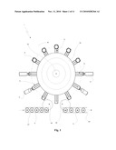 MACHINE FOR TREATING CONTAINERS, IN PARTICULAR IN A PLANT FOR BOTTLING FOOD PRODUCTS diagram and image