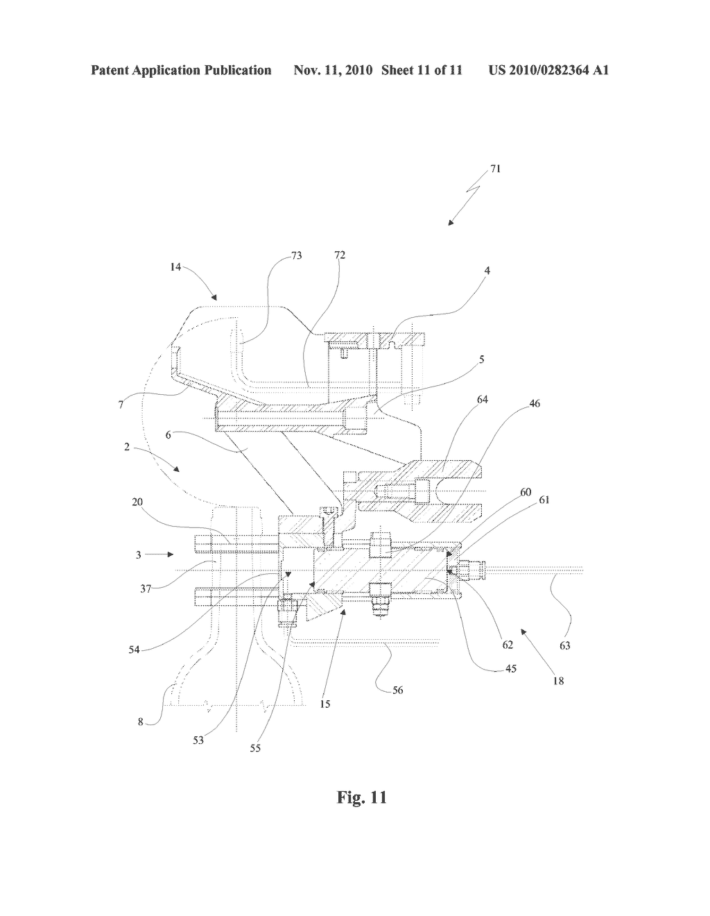 MACHINE FOR TREATING CONTAINERS, IN PARTICULAR IN A PLANT FOR BOTTLING FOOD PRODUCTS - diagram, schematic, and image 12