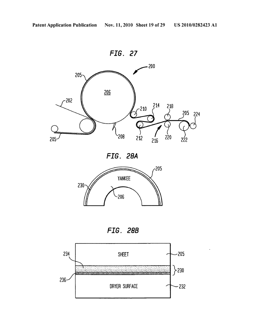 Fabric crepe/draw process for producing absorbent sheet - diagram, schematic, and image 20