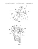 LADDERS, LADDER COMPONENTS, LADDER ACCESSORIES, LADDER SYSTEMS AND RELATED METHODS diagram and image