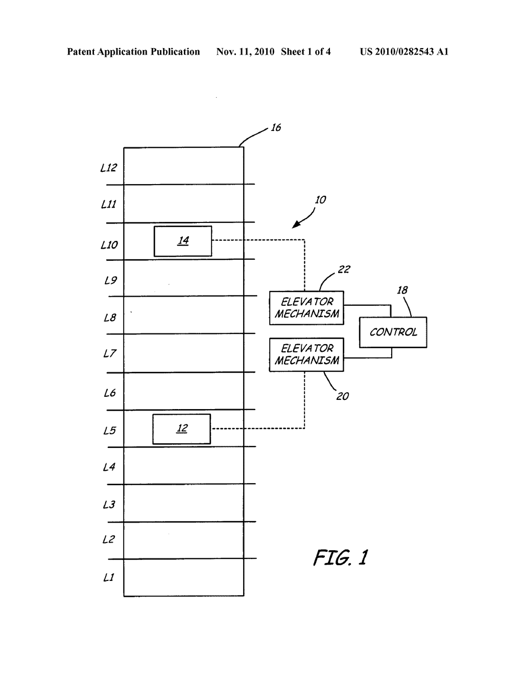 COORDINATION OF MULTIPLE ELEVATOR CARS IN A HOISTWAY - diagram, schematic, and image 02