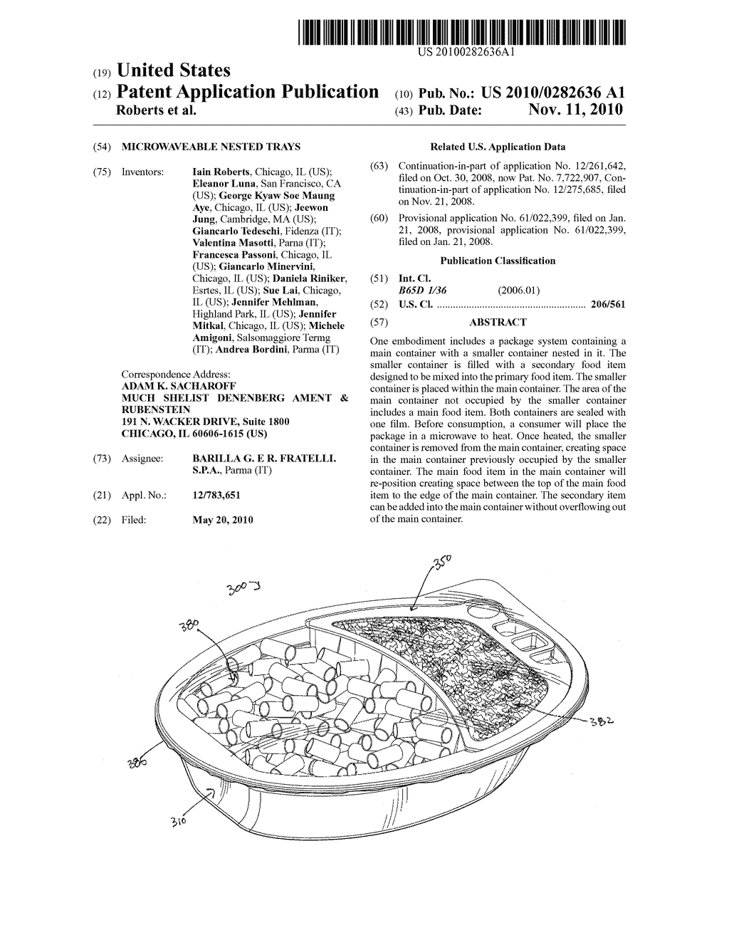 MICROWAVEABLE NESTED TRAYS - diagram, schematic, and image 01