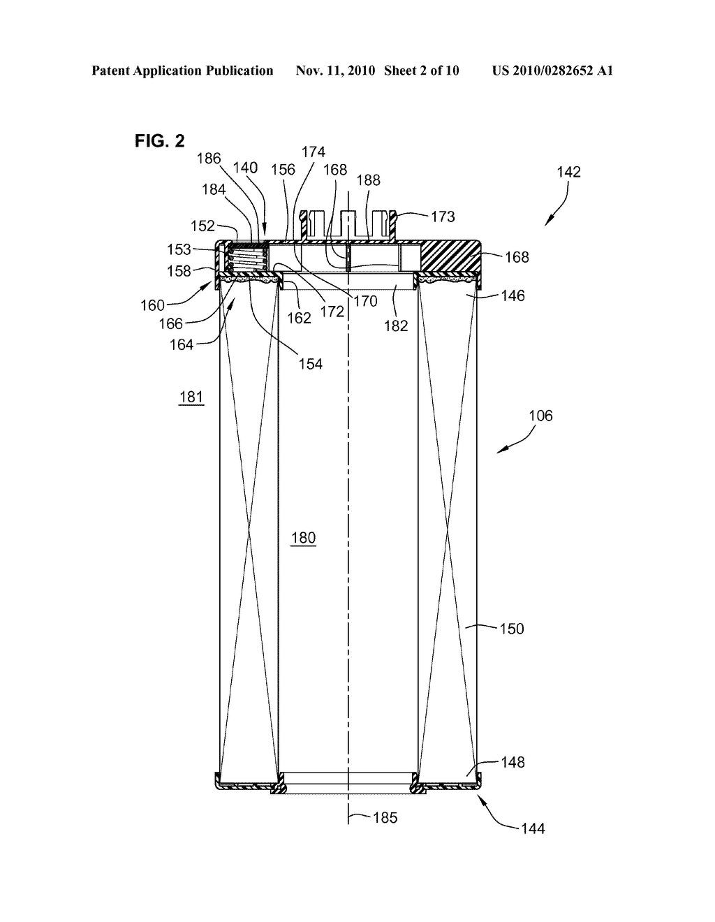 FILTER END CAP ASSEMBLY WITH BYPASS VALVE - diagram, schematic, and image 03