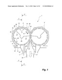 DEVICE FOR DEWATERING OF PULP diagram and image