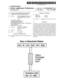 SYSTEM AND METHOD FOR REVERSIBLE CATION-EXCHANGE DESALINATION diagram and image