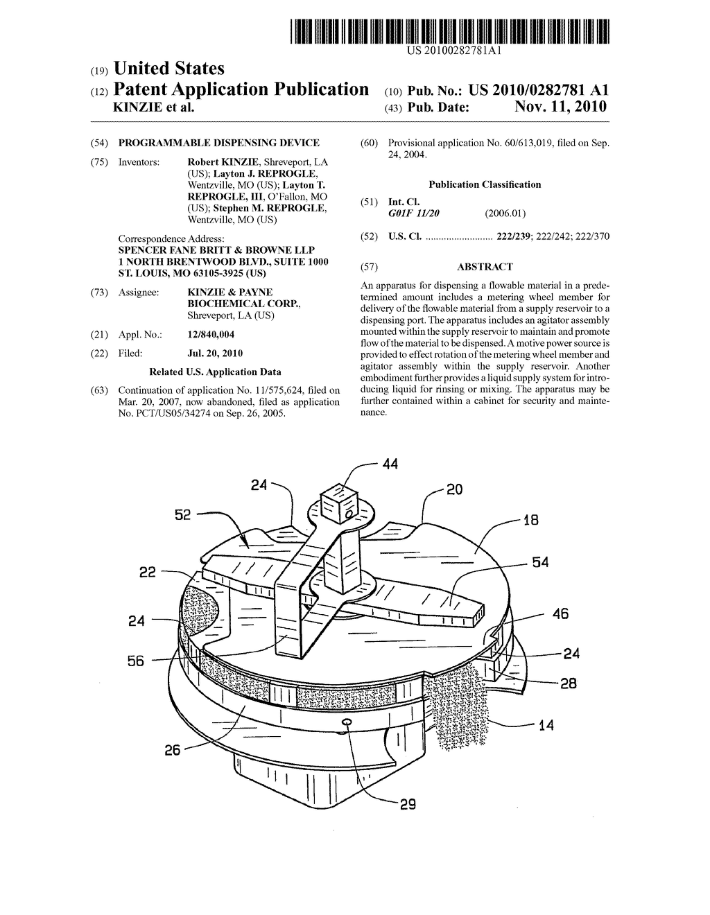 Programmable Dispensing Device - diagram, schematic, and image 01